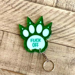 F*ck Off Paw Self Defense Keychain